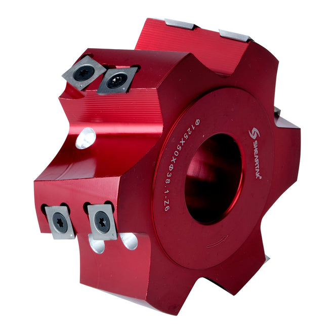 Sheartak 125mm ODx50mm CLx1-1/2" Bore Spiral Moulder Head 6 wings