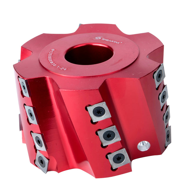 Sheartak 125mm ODx80mm CLx1-1/2" Bore Spiral Moulder Head 6 wings