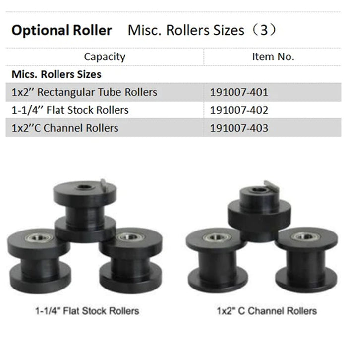 TR-50 Misc. Rollers Dies