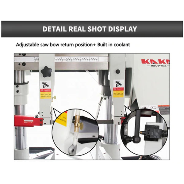 TBK-11A Double Column Horizontal Band Saw Machine 230V-60HZ-3PH