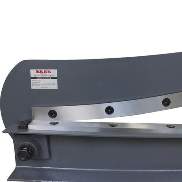 HS-52 16 Gauge 52 Inch Sheet Metal Plate Guillotine Shear