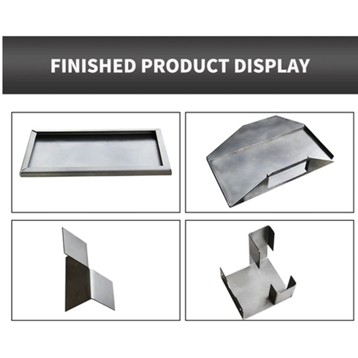 PBB-5016/3SH Manual Finger Brake, 0-150 Degree Bending Angle, 16-Gauge Mild Steel Capacity