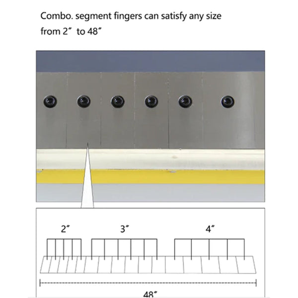 W-4816Z 48inch 16 Gauge Pan and Box Brake