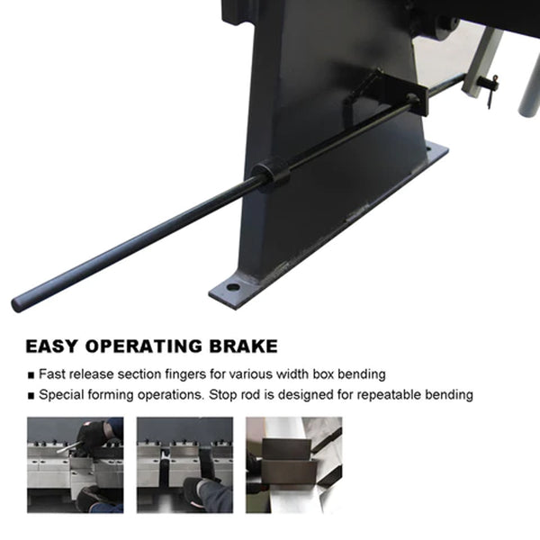 BP-1650 50" 16 Gauge Pan and Box Brake