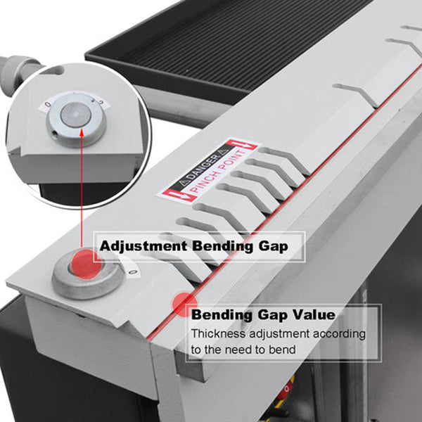 Pre-Order EB-4816B 48" Magnetic Sheet Metal Box and Pan Brake, 220V, 1-Phase - Sheartak Tools
