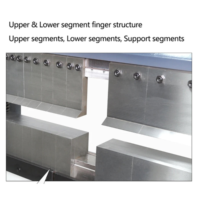 PBB-5016/3SH Manual Finger Brake, 0-150 Degree Bending Angle, 16-Gauge Mild Steel Capacity