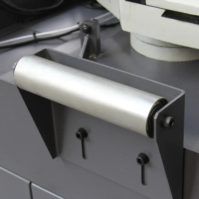 BS-75G 7.8"x4.7" horizontal metal bandsaw—compact, precise, durable, space-saving design. 115V, 60Hz, single-phase.