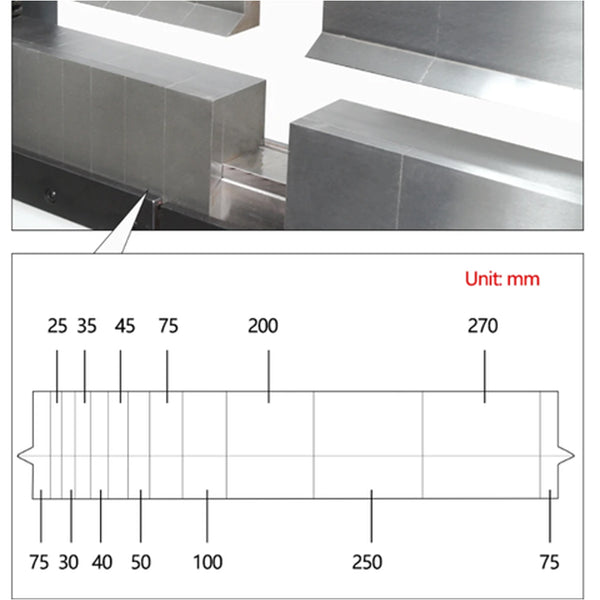 PBB-5016/3SH Manual Finger Brake, 0-150 Degree Bending Angle, 16-Gauge Mild Steel Capacity - Sheartak Tools