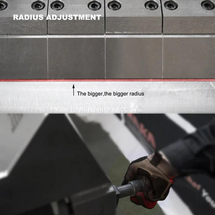 W-4812 48" 12 Gauge Heavy Duty Sheet Metal Pan & Box Brake