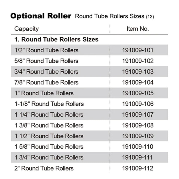 TR-60 Manual Tube Pipe Roller Bender