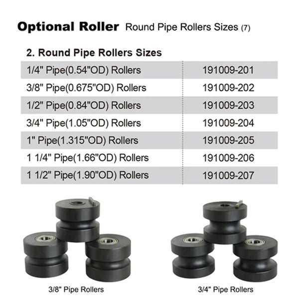 TR-60 Manual Tube Pipe Roller Bender