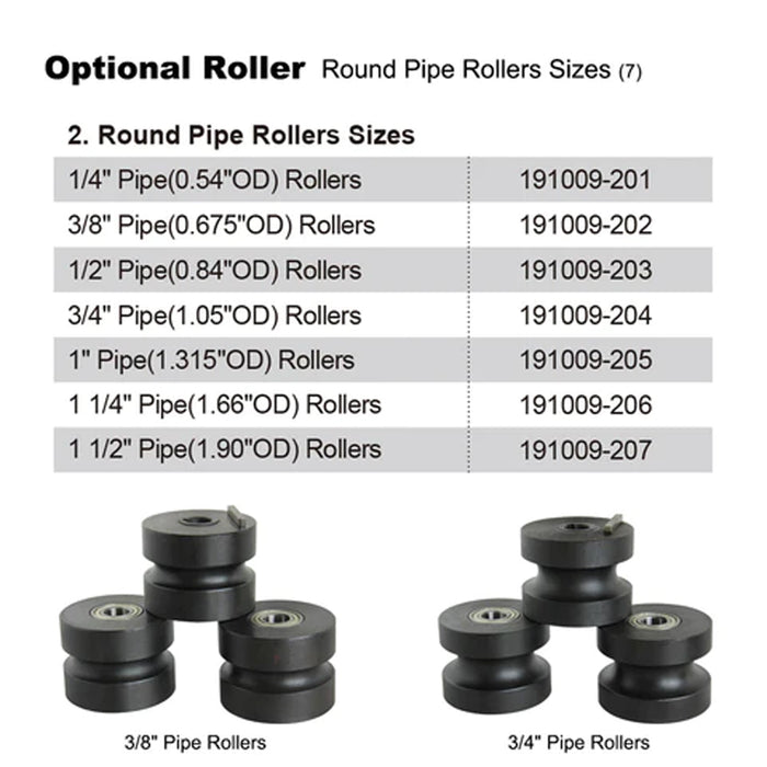 TR-60L Manual Tube Pipe Roller Bender (Rollers Not Included)