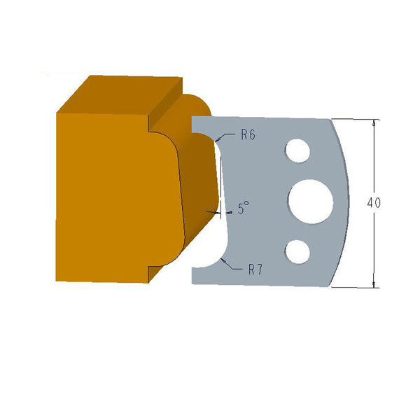 Sheartak Profile Knives 80320002 for Shaper Cutters