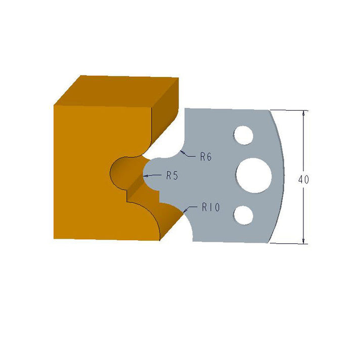 Sheartak Profile Knives 80320012 for Shaper Cutters
