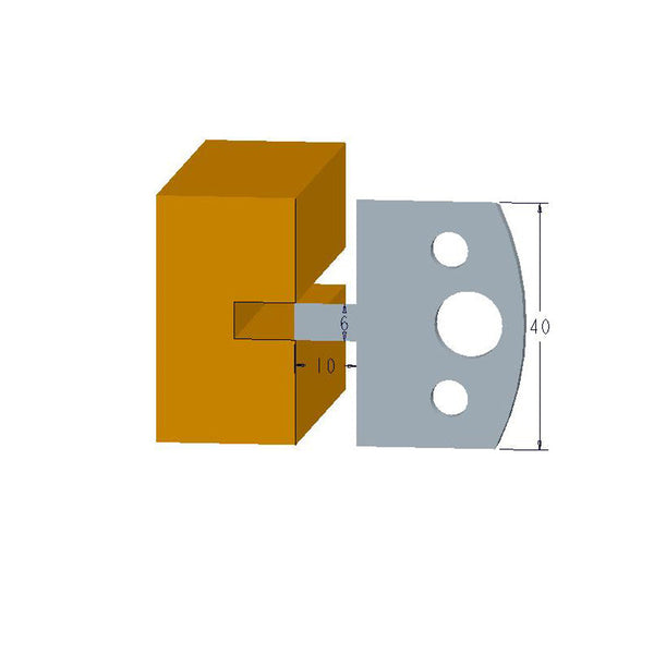 Sheartak Profile Knives 80320016 for Shaper Cutters