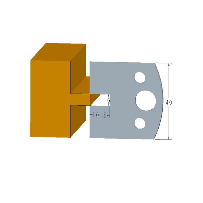 Sheartak Profile Knives 80320017 for Shaper Cutters