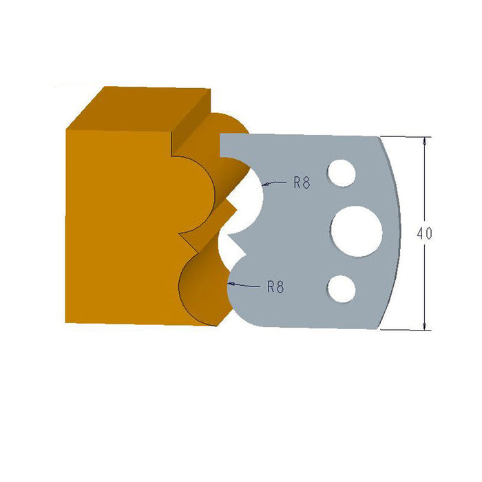 Sheartak Profile Knives 80320028 for Shaper Cutters