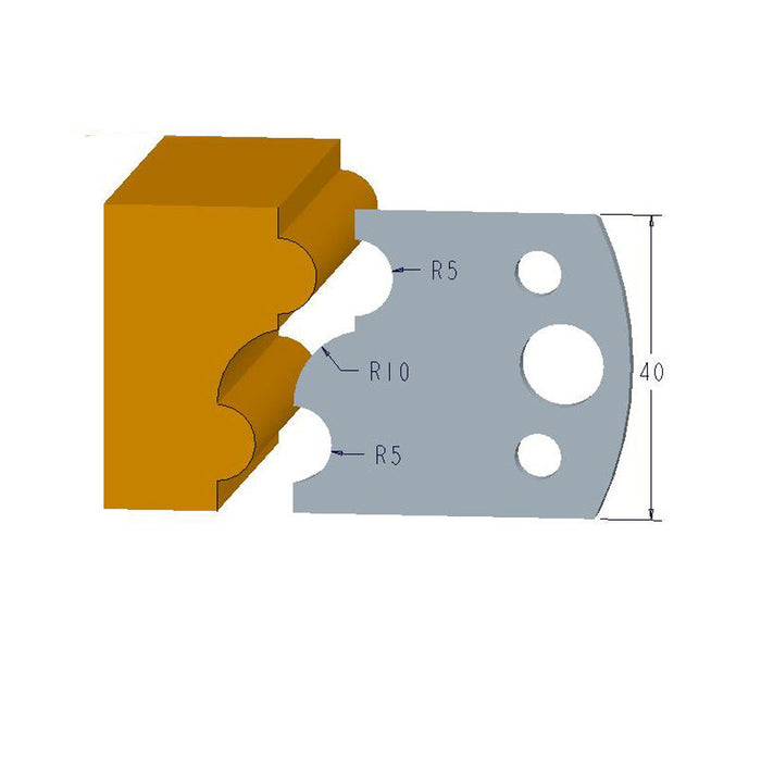 Sheartak Profile Knives 80320052 for Shaper Cutters