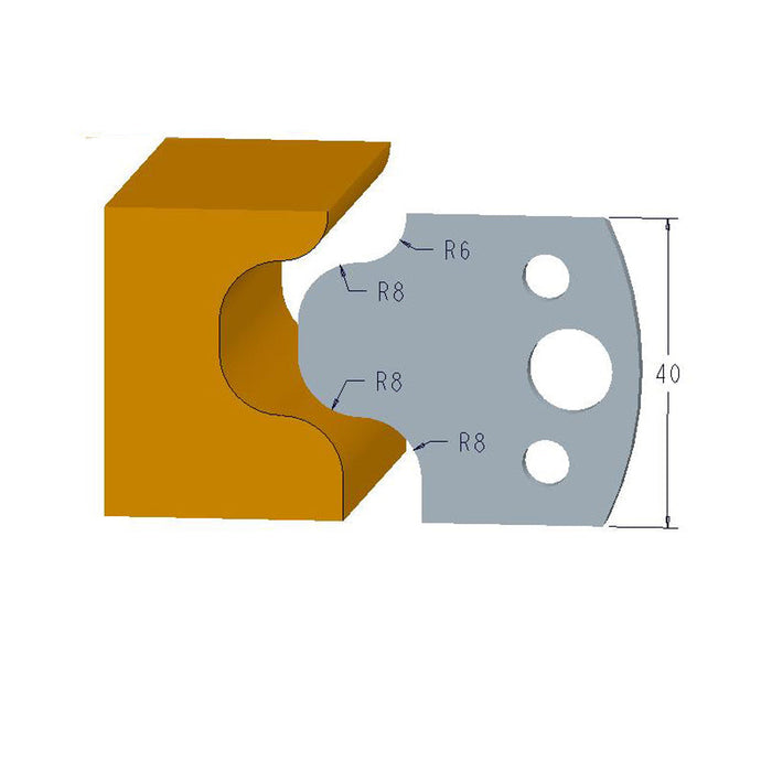 Sheartak Profile Knives 80320056 for Shaper Cutters