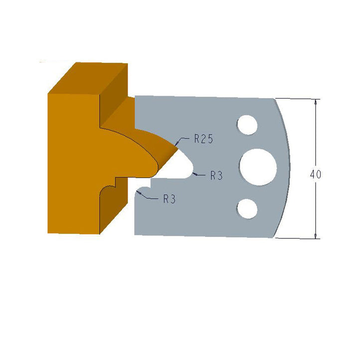 Sheartak Profile Knives 80320078 for Shaper Cutters