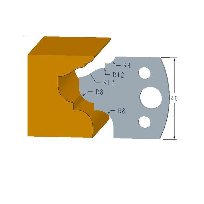 Sheartak Profile Knives 80320089 for Shaper Cutters