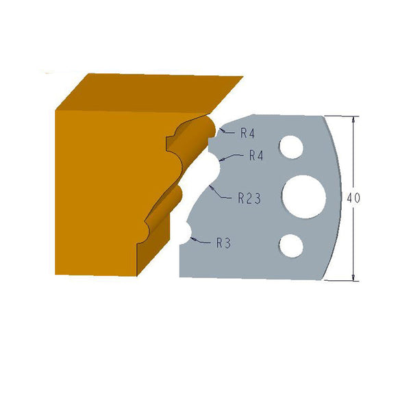 Sheartak Profile Knives 80320103 for Shaper Cutters