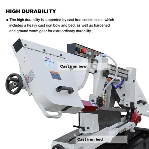 BS-1018B 10" Metal Cutting Band Saw Machine 220V-60HZ-1PH