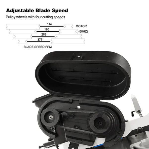 BS-1018B 10" Metal Cutting Band Saw Machine 220V-60HZ-1PH