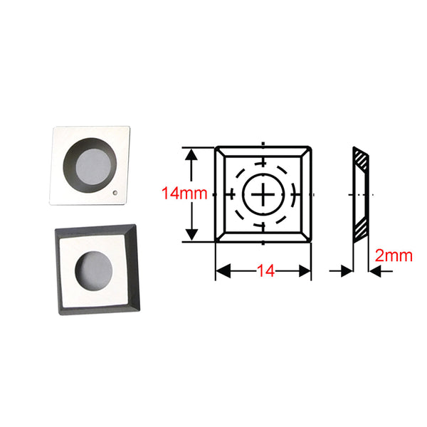 Carbide Insert 14x14x2mm
