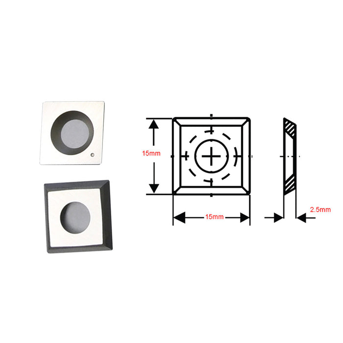 Carbide Insert 15x15x2.5mm
