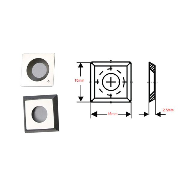 Carbide Insert 15x15x2.5mm