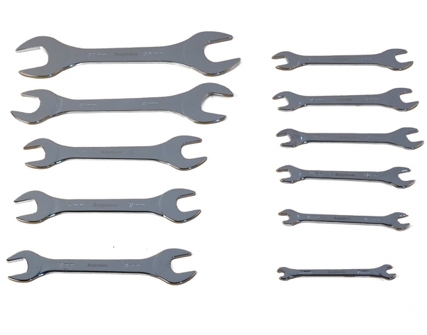 Double end Wrench Set Metric Combination Spanner Chrome Alloy Steel Box End Hand Tool 11 Pcs