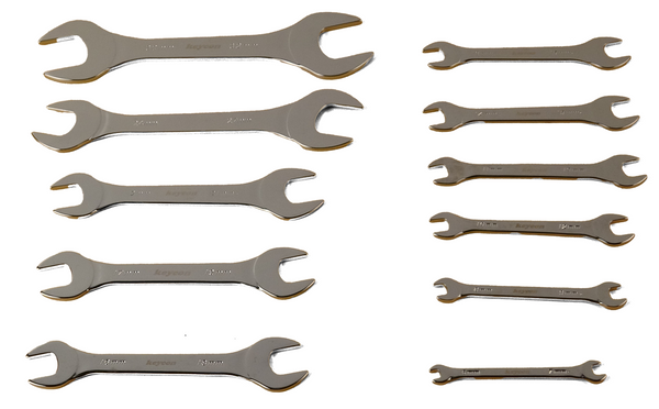 Double end Wrench Set Metric Combination Spanner Chrome Alloy Steel Box End Hand Tool 11 Pcs