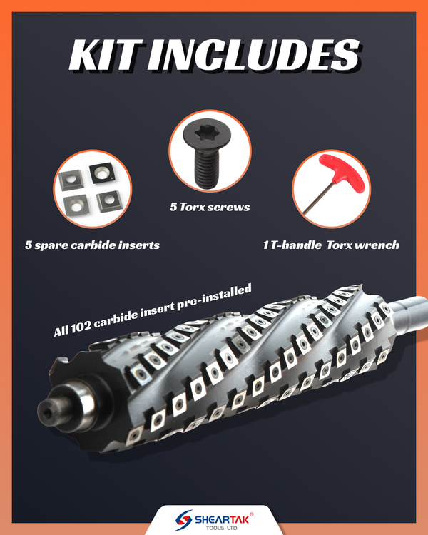 Sheartak Spiral Cutterhead for SCM Minimax FS 41E Jointer Planer