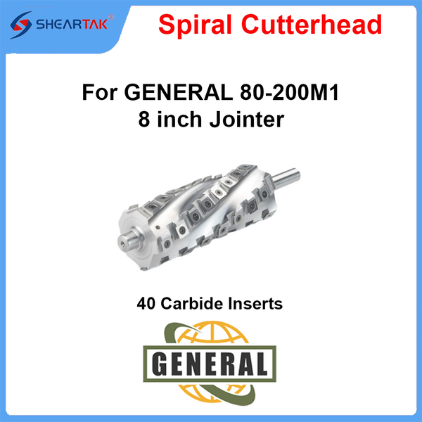 Spiral Cutterhead for GENERAL 80-200M1 8 inch Jointer