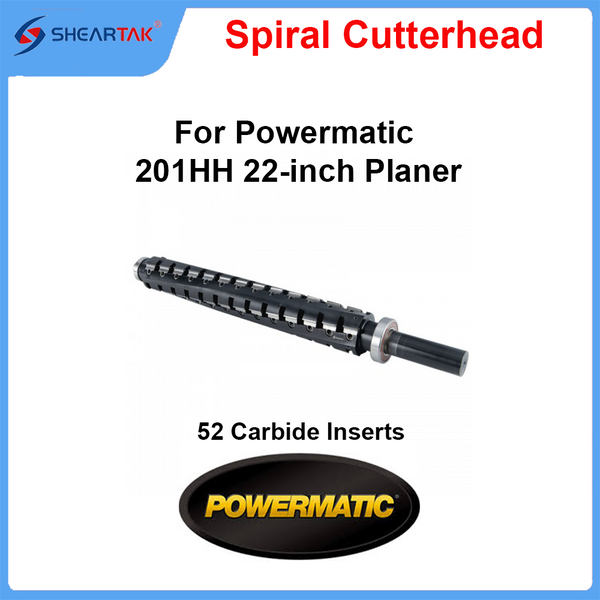 Heavy Duty Helical Cutterhead for Powermatic 201HH 22-inch Planer