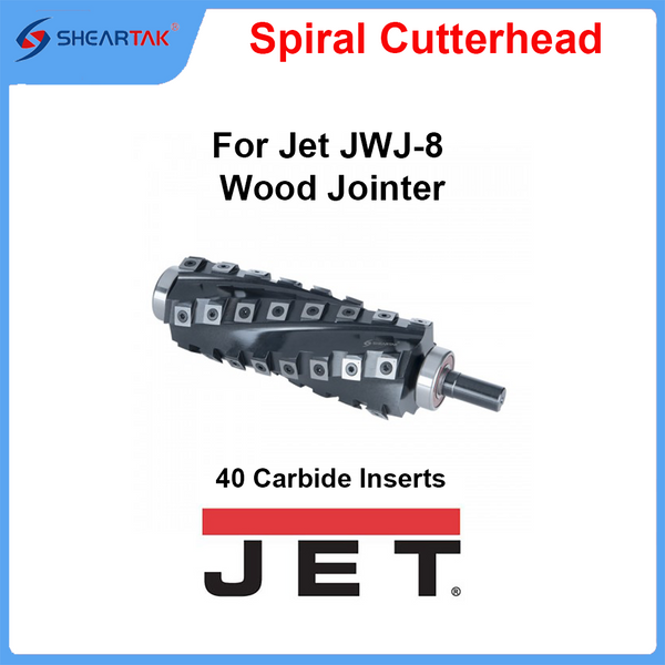 Spiral Cutterhead for Jet JWJ-8 Wood Jointer