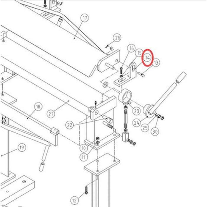 Sheartak Spare Part for MB-36 Brake