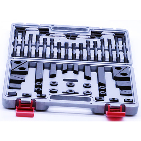 Machinist Clamping Kit M10 stud, 12MM T-Slots, 58pcs sets in fitted case