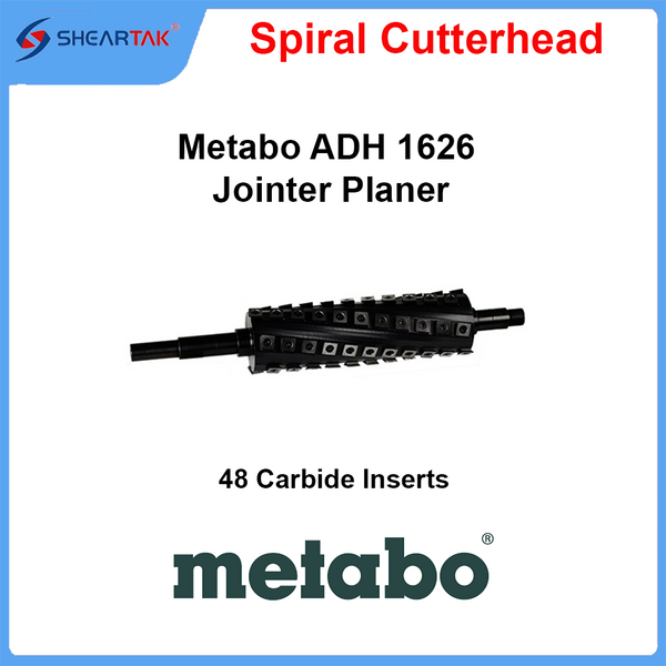 Spiral Cutterhead Metabo ADH 1626 Jointer Planer