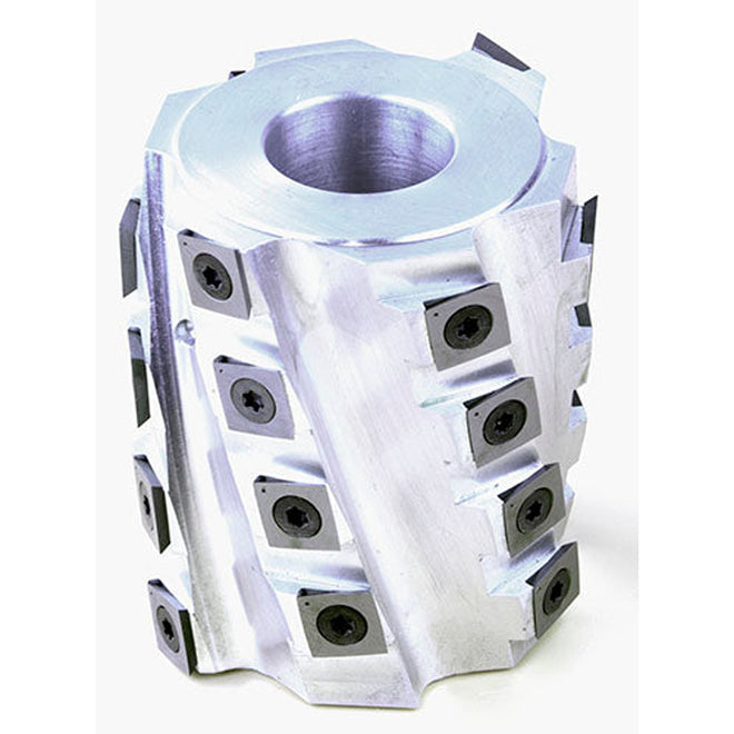 Moulder Spiral Cutterhead D90xB100xd35mm, Aluminum Body