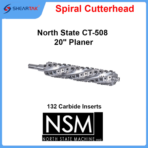 Spiral Cutterhead for North State CT-508 20" Planer