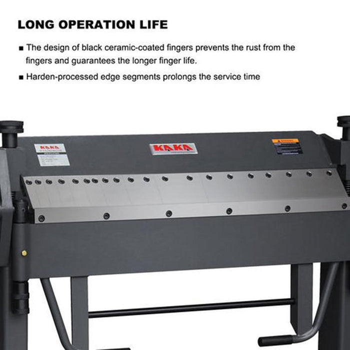 PBB-4012 40" 12 Gauge Pan and Box Brake Foot Clamp Folding Machine