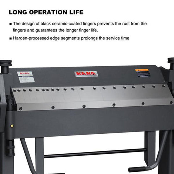 PBB-4012 40" 12 Gauge Pan and Box Brake Foot Clamp Folding Machine - Sheartak Tools