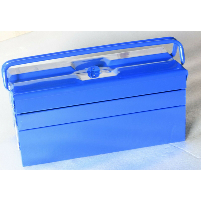 5-Tray Cantilever Tool Box features an industrial powder coating