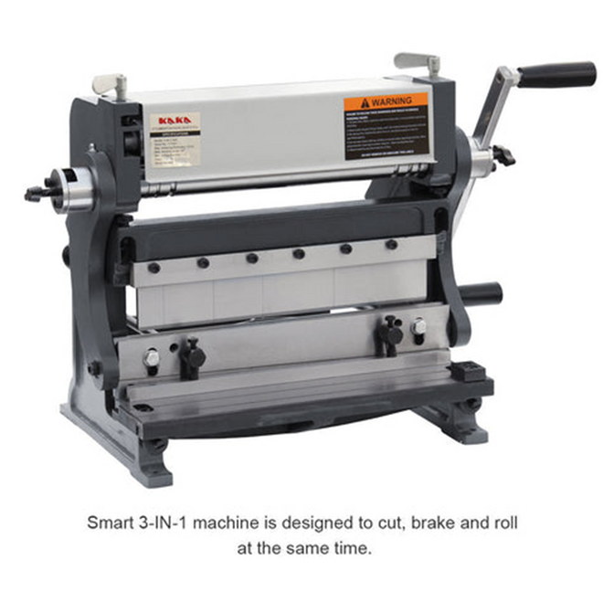 12 Inch 3 in 1 Brake Shear and Slip Roll