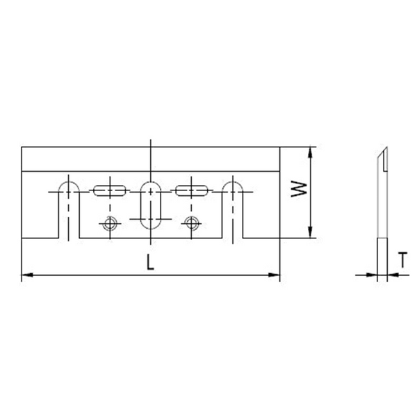 2pcs HSS Knife Set for Makita Electric Hand Held Planer 1900B, 1923B