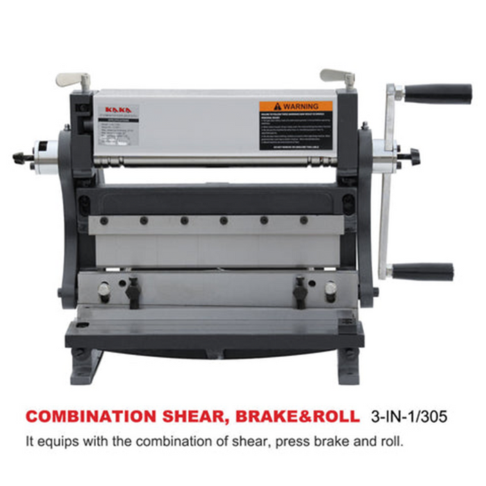 12 Inch 3 in 1 Brake Shear and Slip Roll
