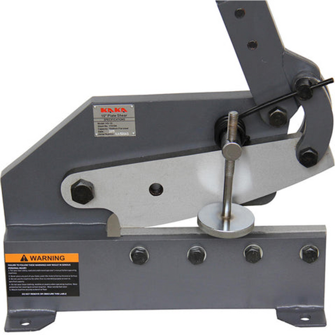 10-Inch Sheet Metal Plate Shear HS-10