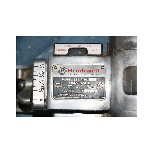 Spiral Cutterhead for ROCKWELL 653 Versa Plane, Steel Body